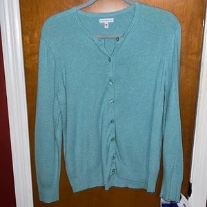 Teal Croft & Barrow cardigan